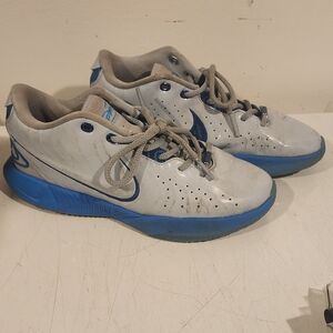 Nike Kids Sneakers White with Blue Accents